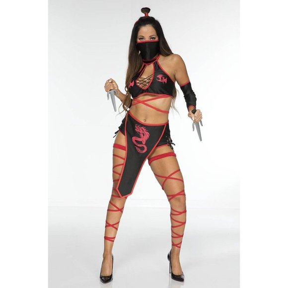 Sexy Ninja Assasin costume set Size M/L - Picture 1 of 2